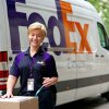 FedEx Express shipping courier in Aiguaviva